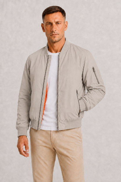 MEN’S OVERSIZED BOMBER JACKET