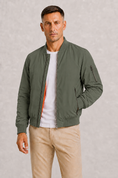 MEN’S OVERSIZED BOMBER JACKET