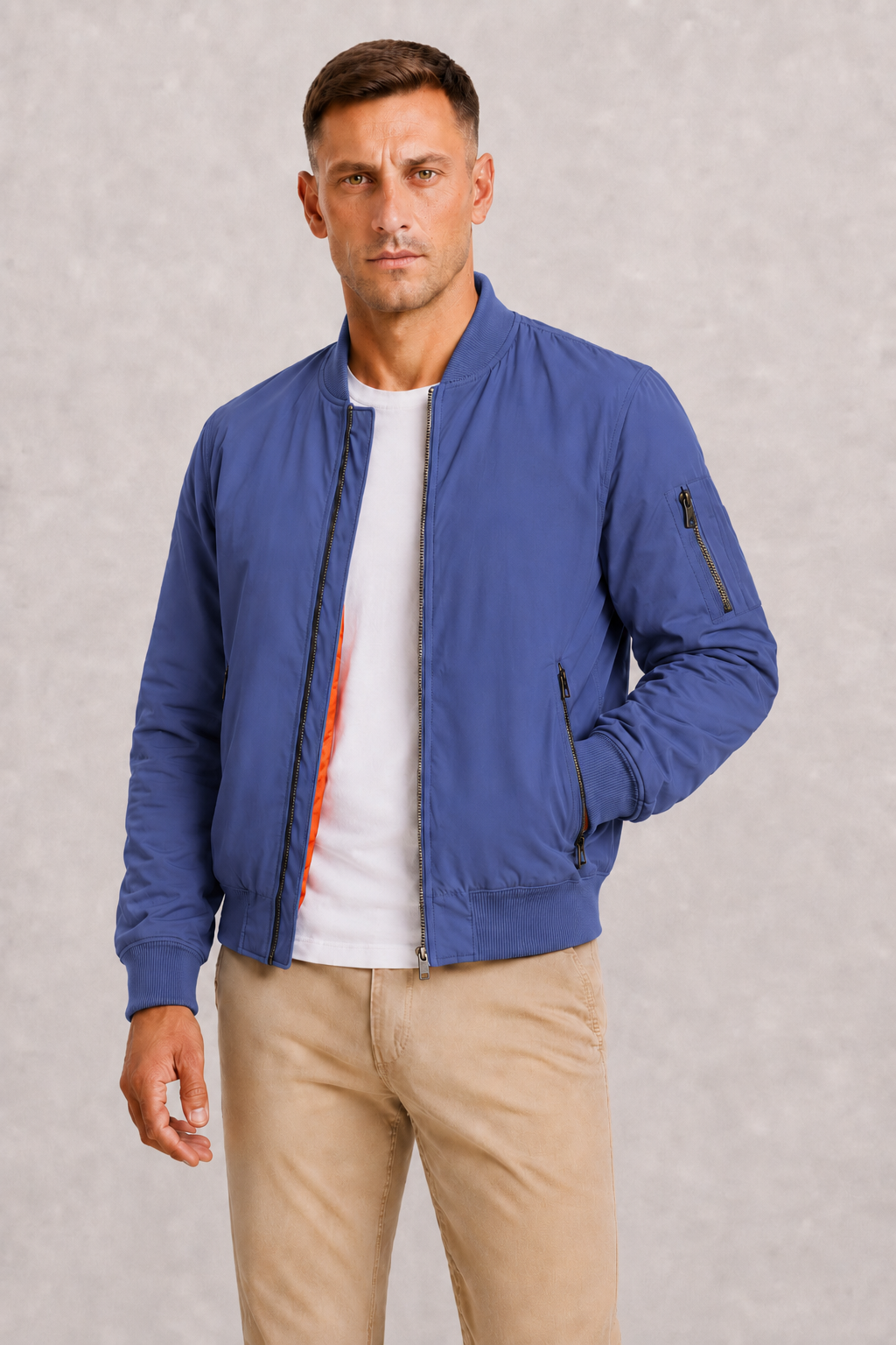 MEN’S OVERSIZED BOMBER JACKET