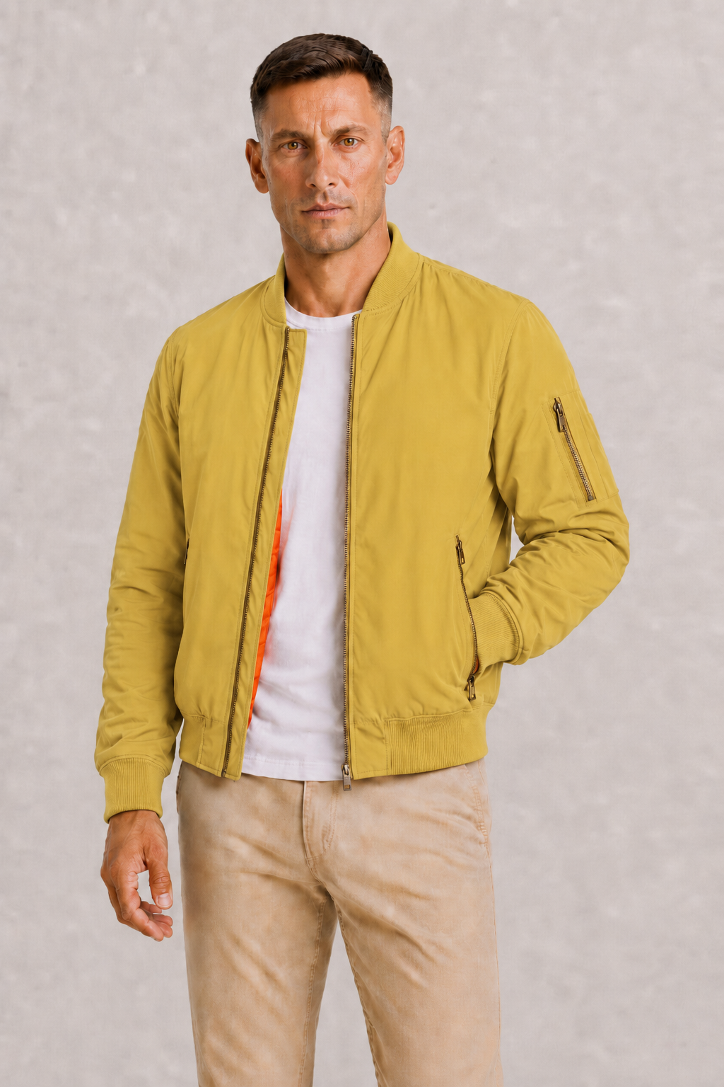 MEN’S OVERSIZED BOMBER JACKET