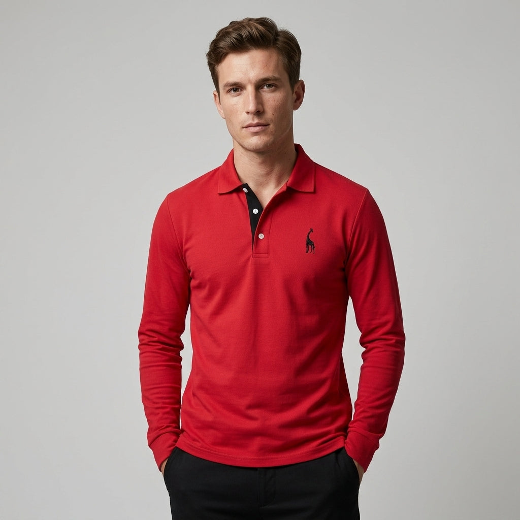 Long Sleeve Polo For Men