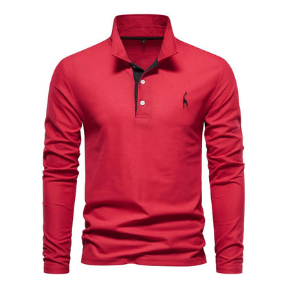 Long Sleeve Polo For Men