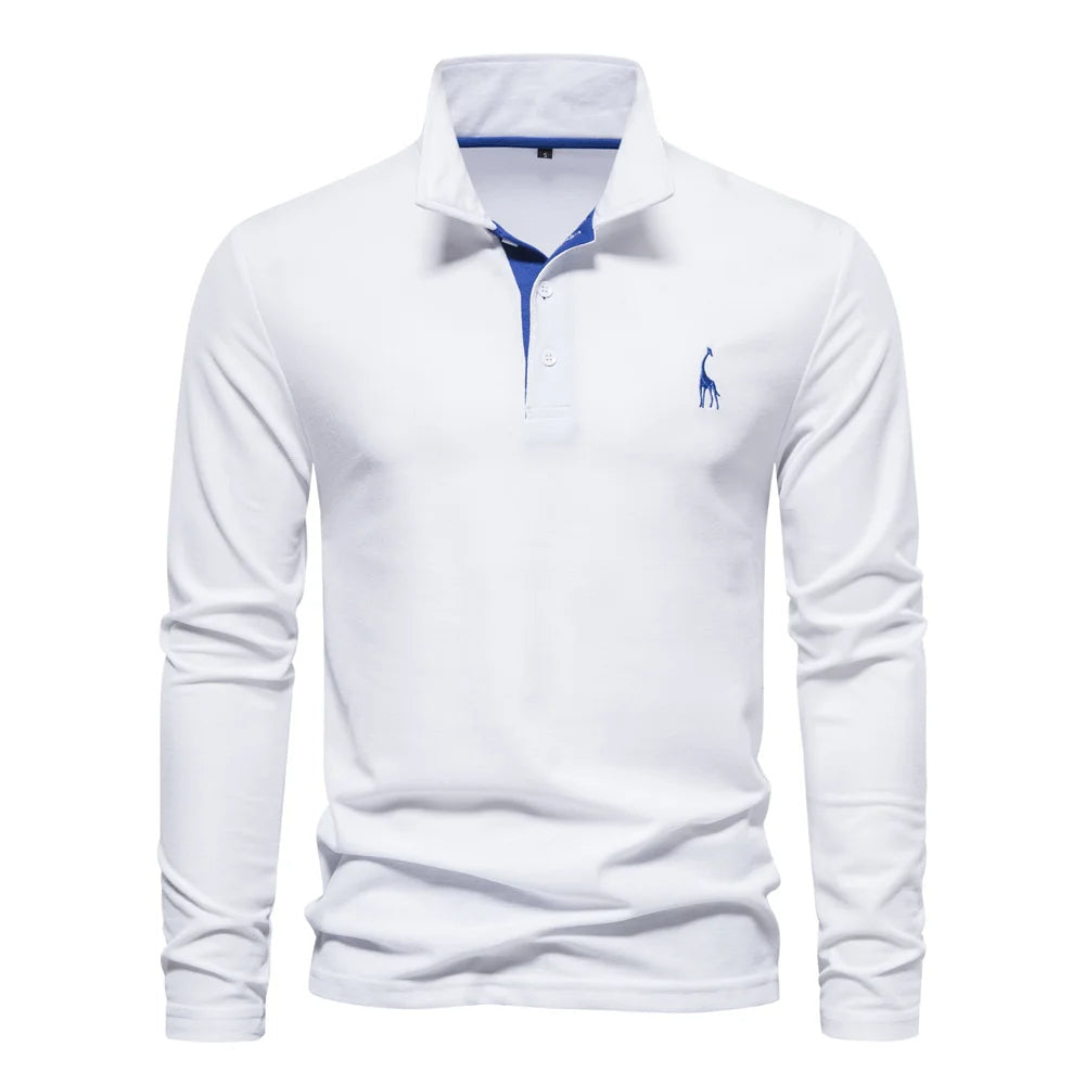 Long Sleeve Polo For Men