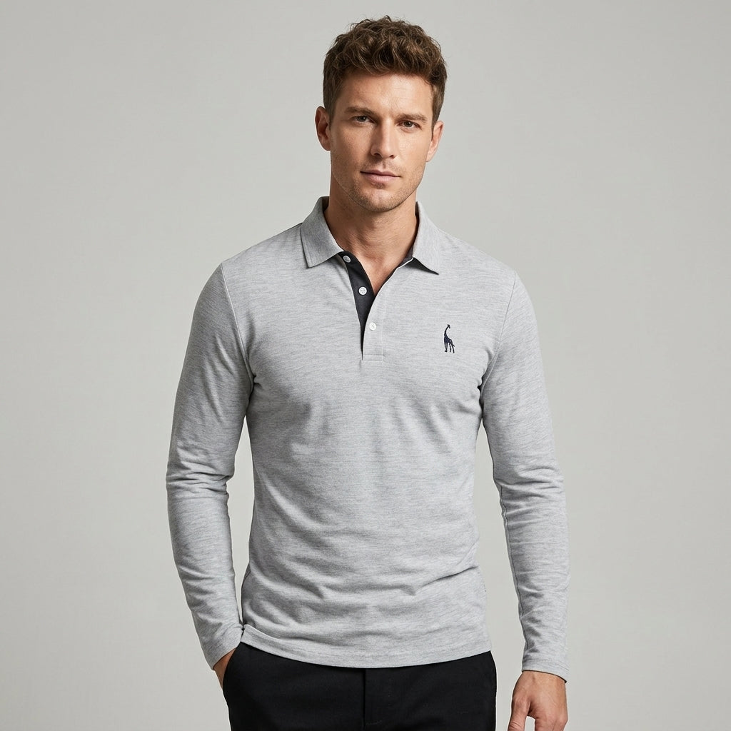 Long Sleeve Polo For Men