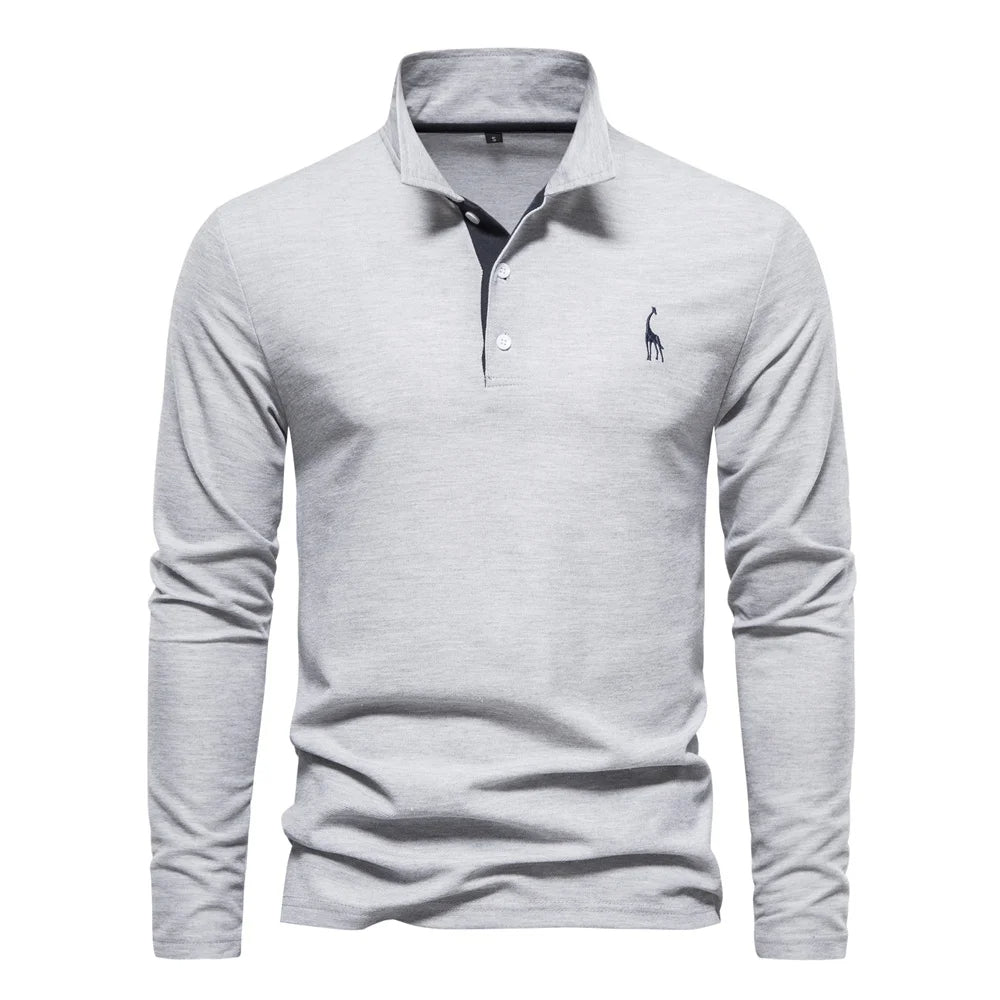 Long Sleeve Polo For Men