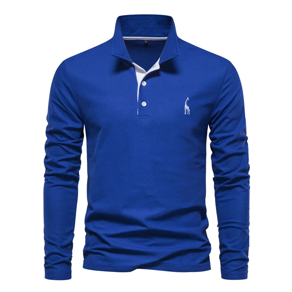 Long Sleeve Polo For Men