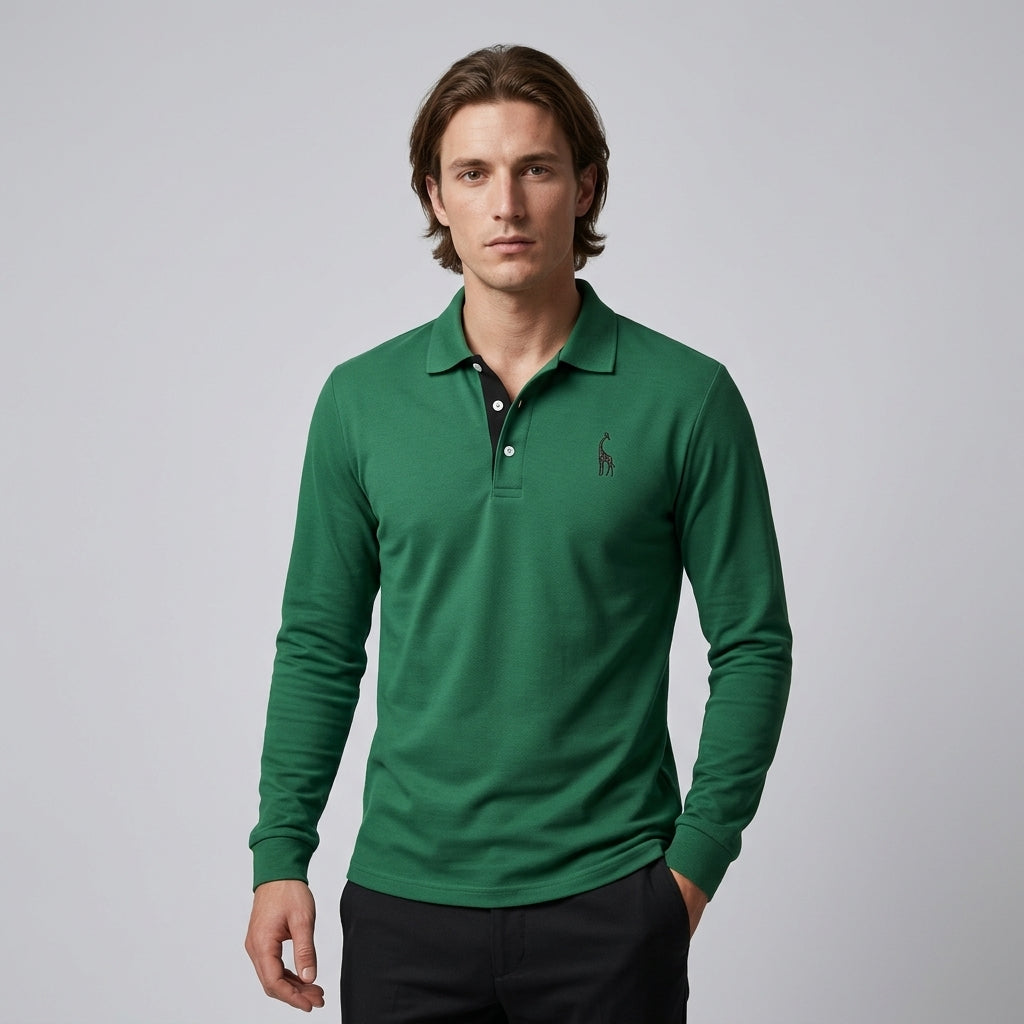 Long Sleeve Polo For Men