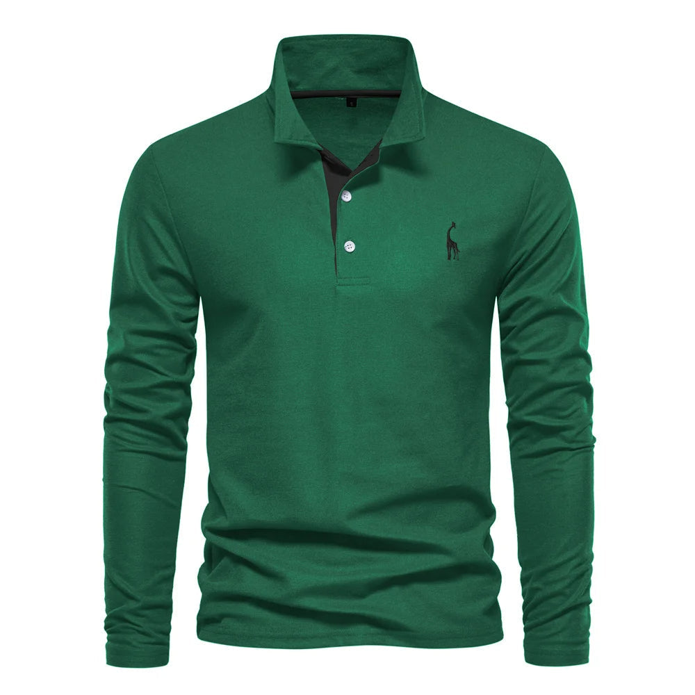 Long Sleeve Polo For Men