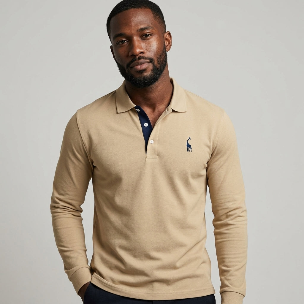 Long Sleeve Polo For Men