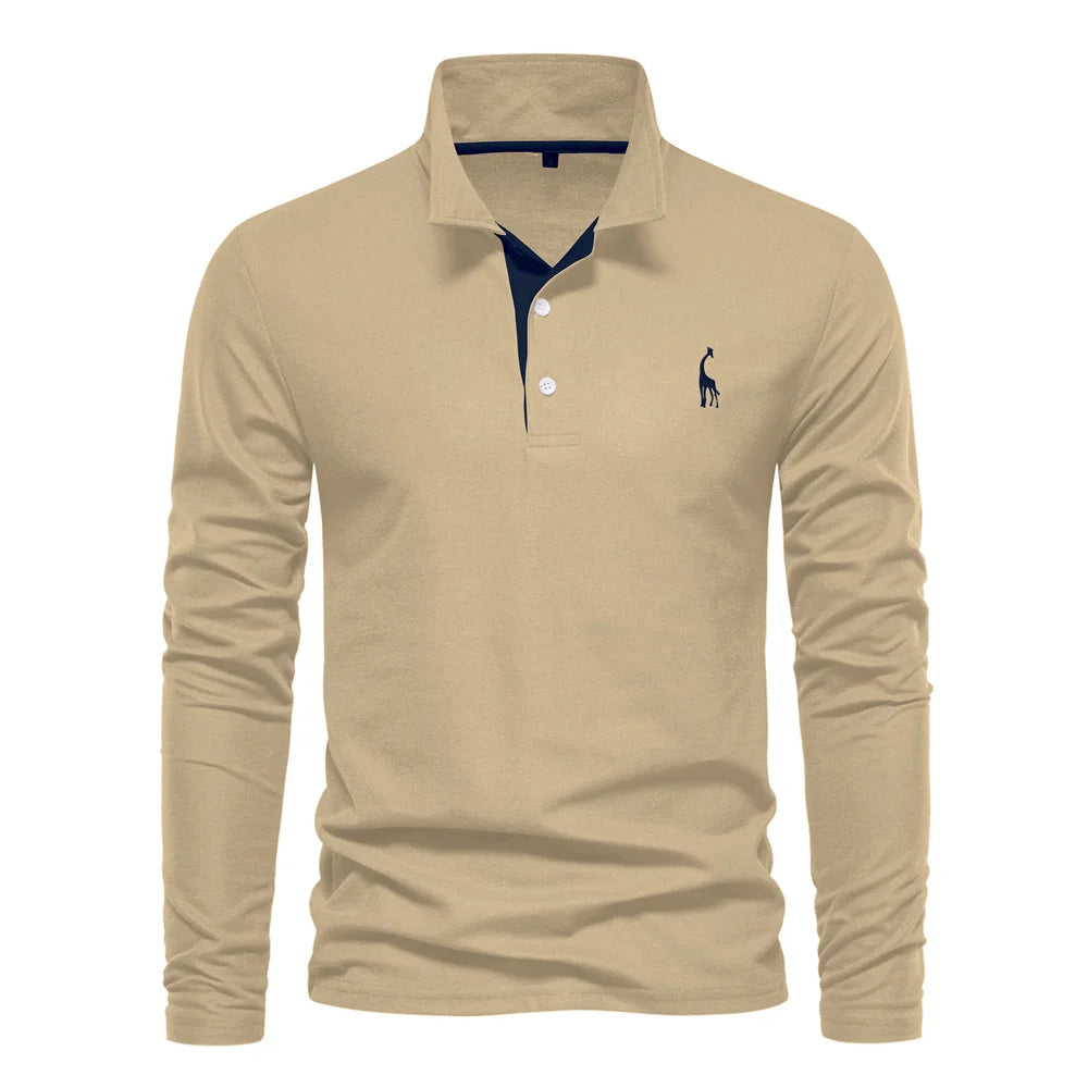 Long Sleeve Polo For Men