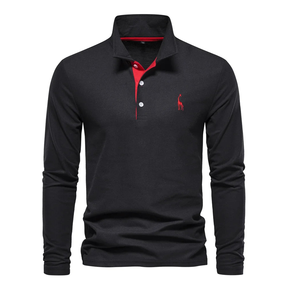 Long Sleeve Polo For Men