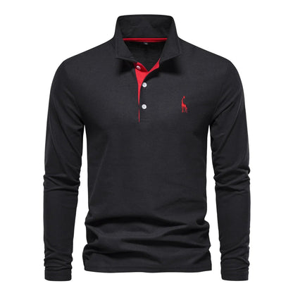 Long Sleeve Polo For Men