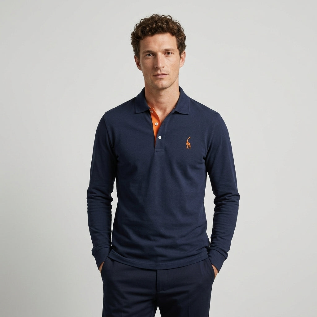 Long Sleeve Polo For Men