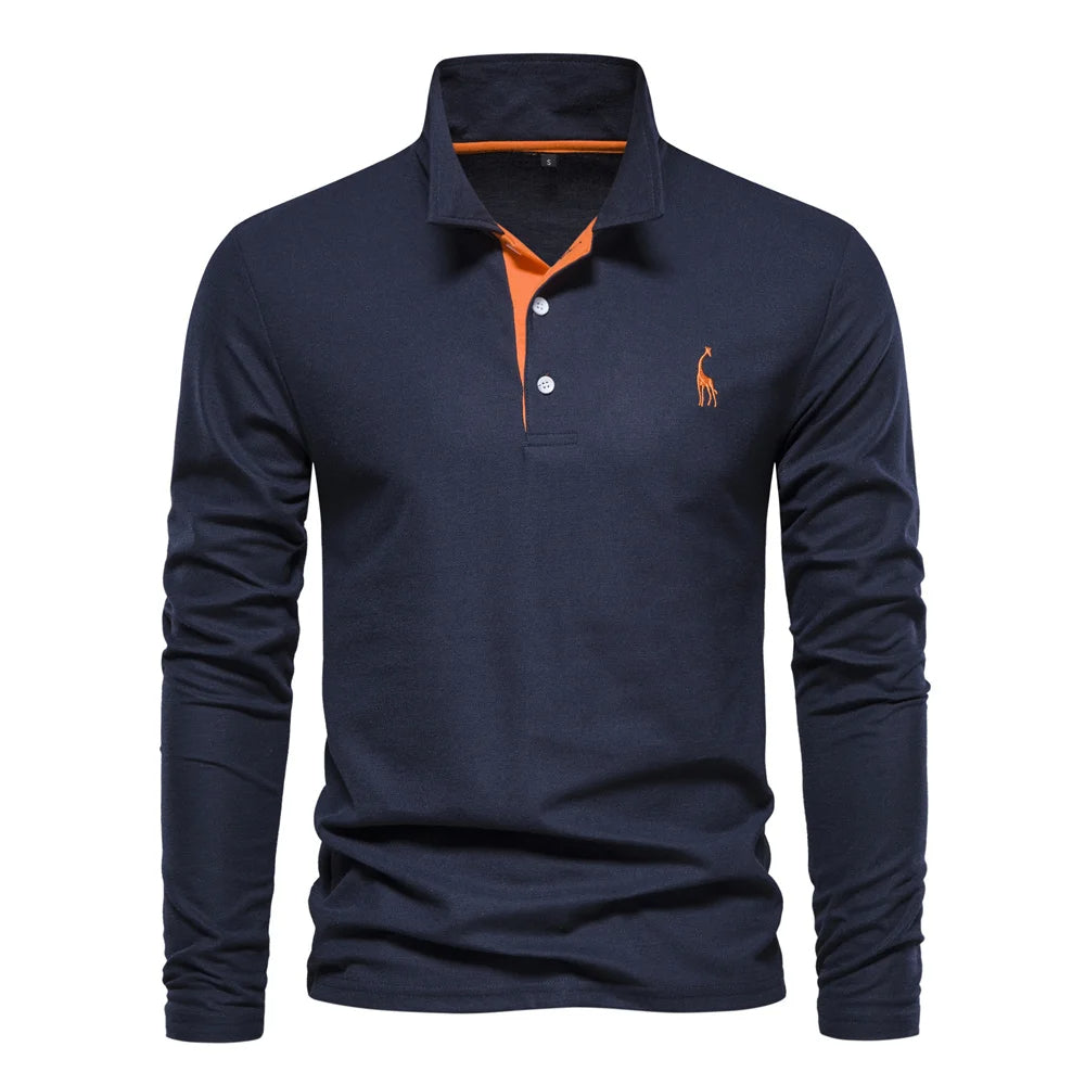 Long Sleeve Polo For Men