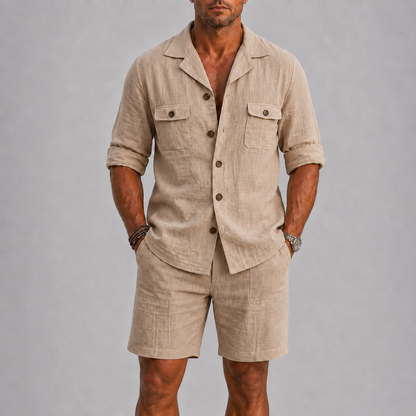Shirt And Shorts Set For Men