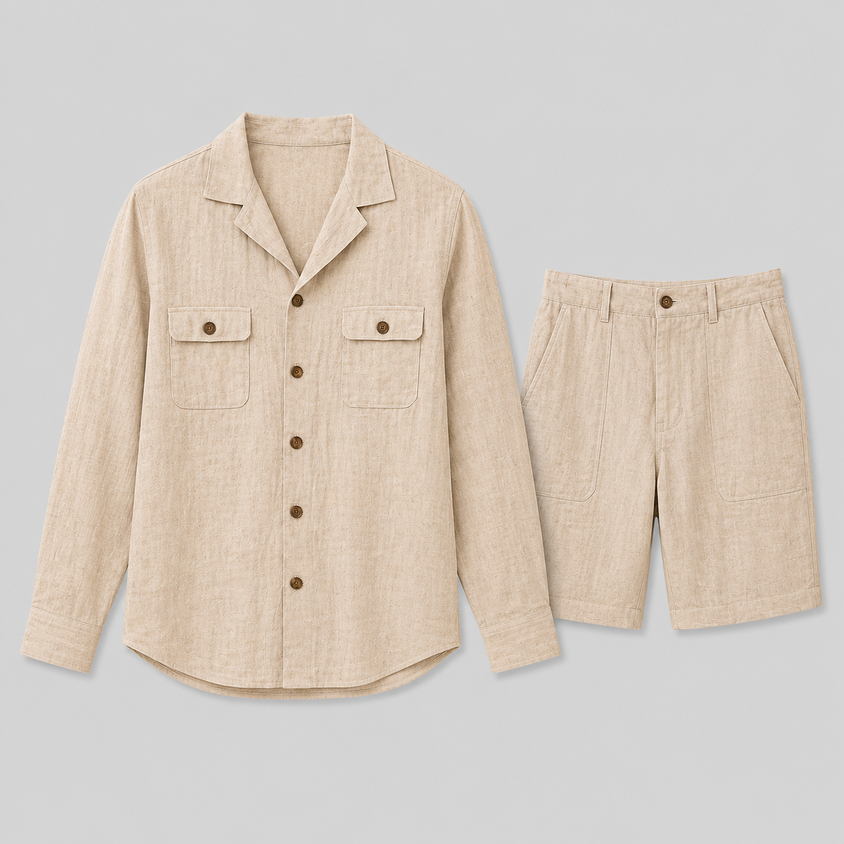 Shirt And Shorts Set For Men