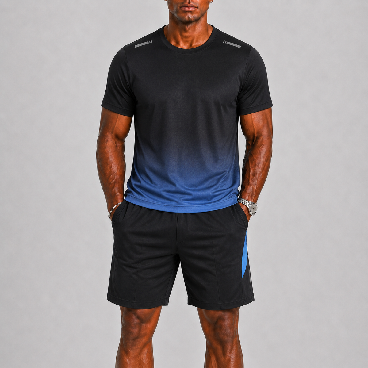 T-Shirt And Shorts Sports Set For Men