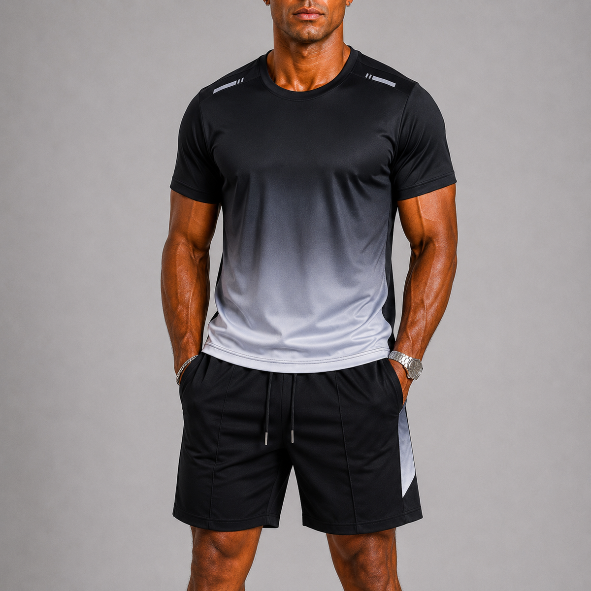 T-Shirt And Shorts Sports Set For Men