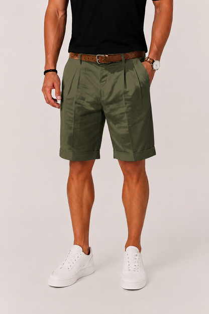 Pleated Shorts For Men