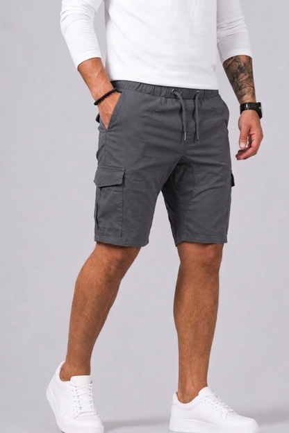 Straight Cargo Shorts For Men