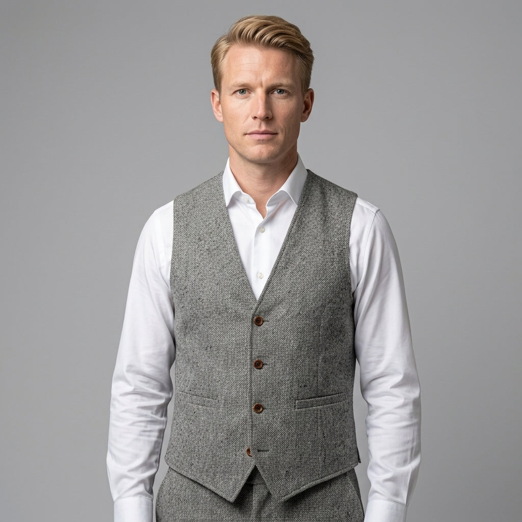 V Neck Waistcoat For Men