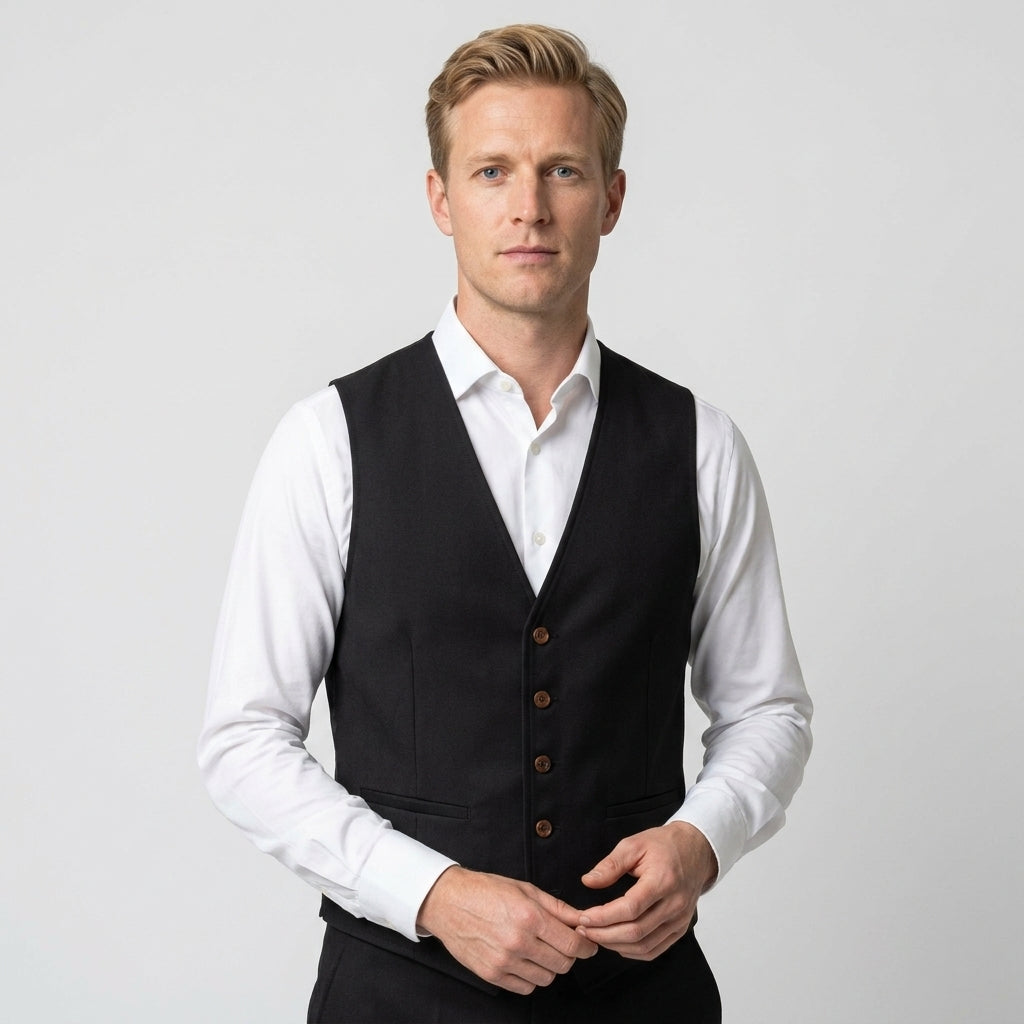 V Neck Waistcoat For Men