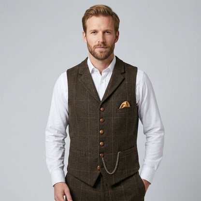 V Neck Waistcoat For Men