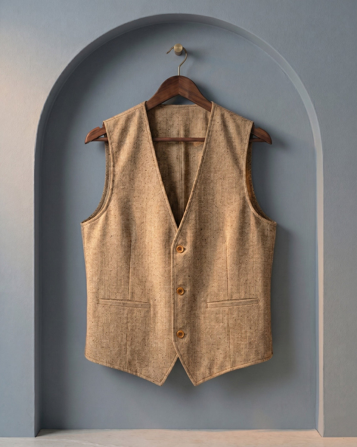 V Neck Waistcoat For Men