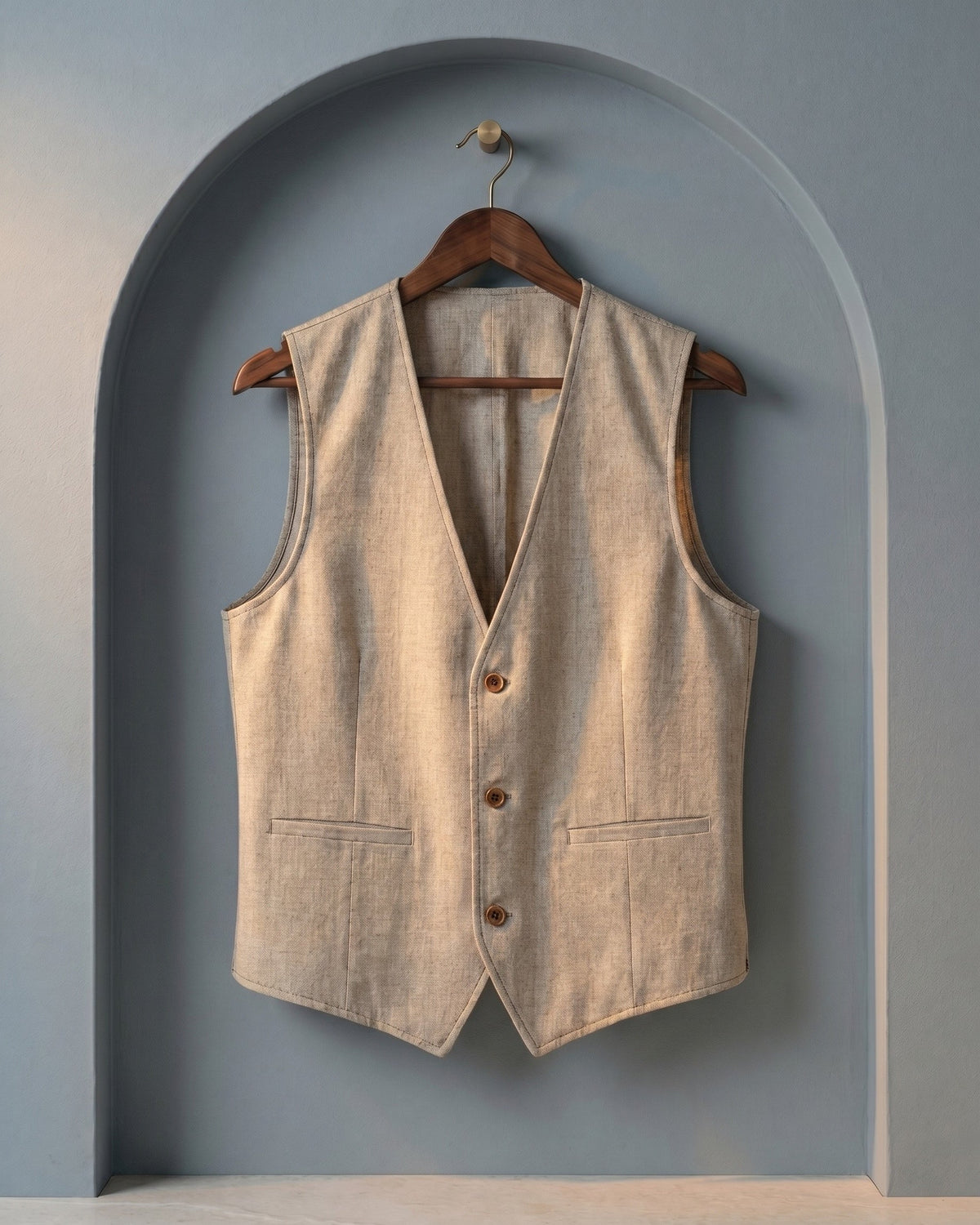 V Neck Waistcoat For Men