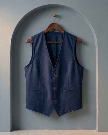 V Neck Waistcoat For Men