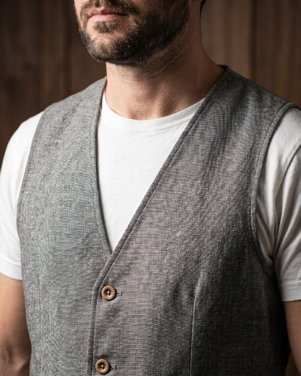 V Neck Waistcoat For Men