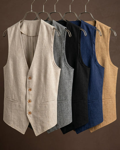 V Neck Waistcoat For Men