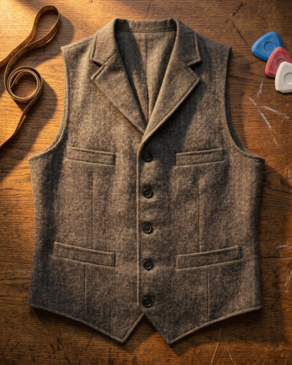 Herringbone Utility Jacket For Men