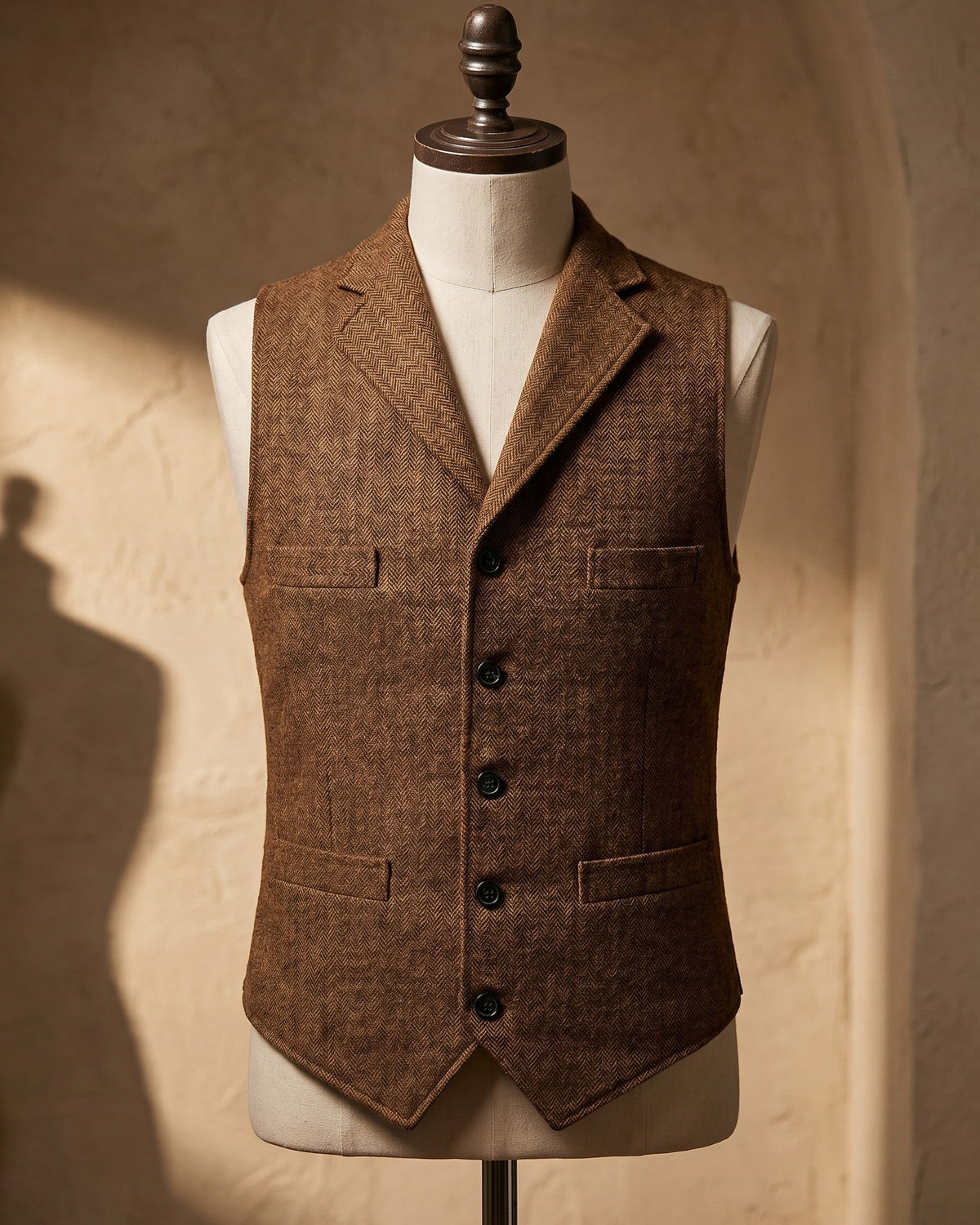 Herringbone Utility Jacket For Men
