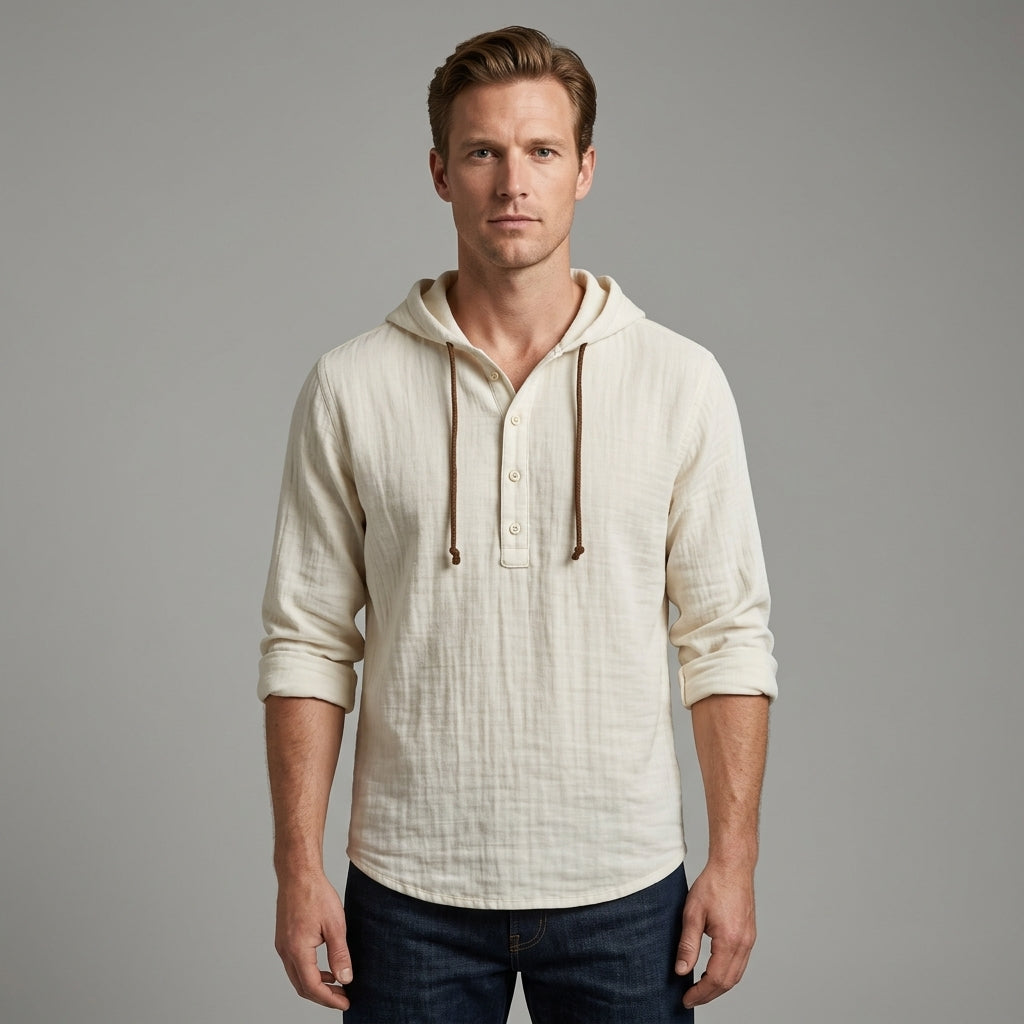 Hooded Summer Shirt For Men