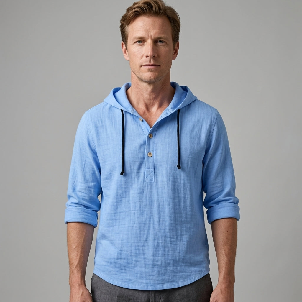 Hooded Summer Shirt For Men