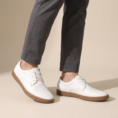 Leather Lace Up Shoes For Men