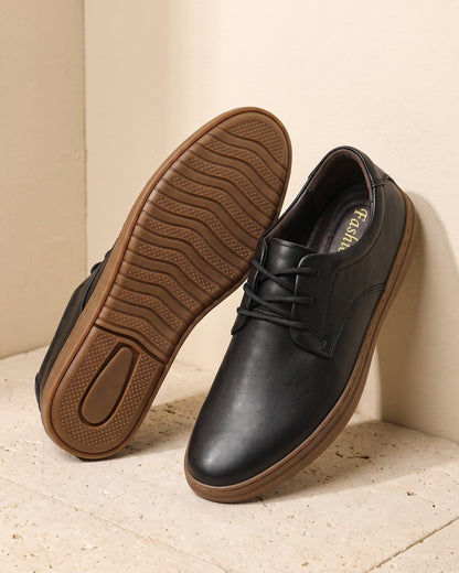 Leather Lace Up Shoes For Men