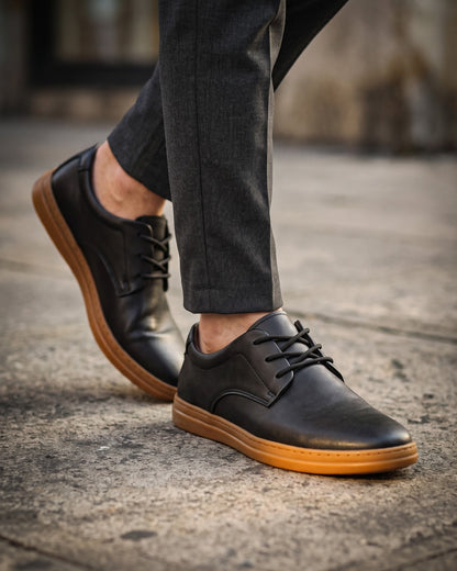 Leather Lace Up Shoes For Men