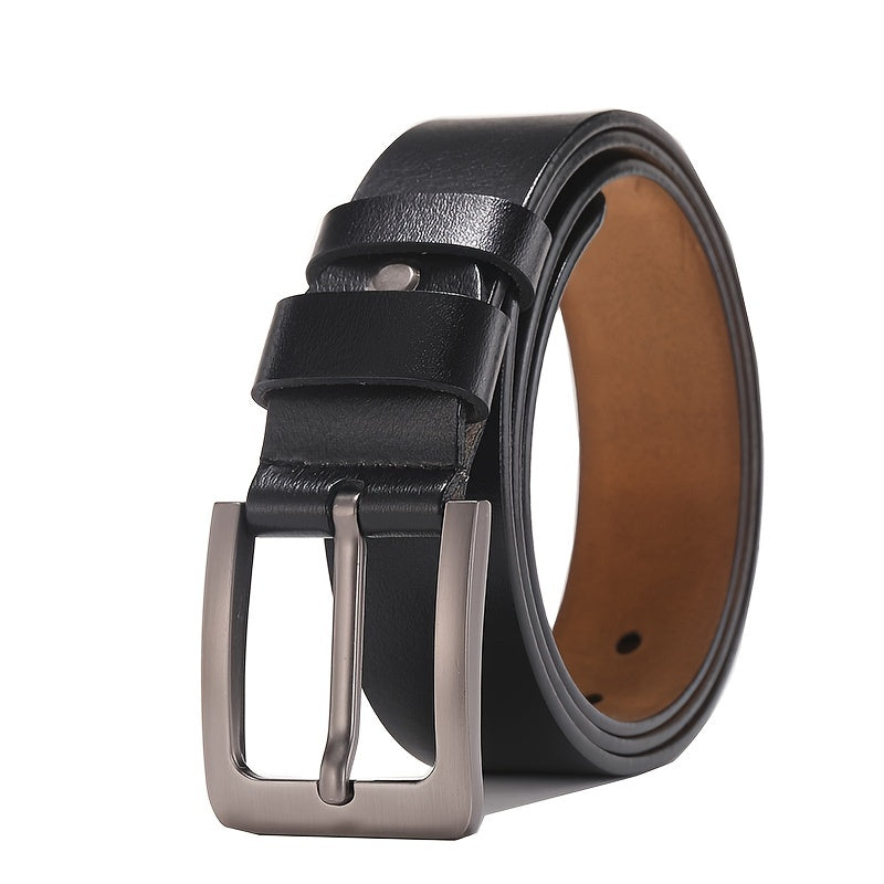 Classic Leather Pin Buckle Belt For Men