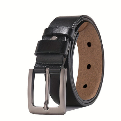 Classic Leather Pin Buckle Belt For Men