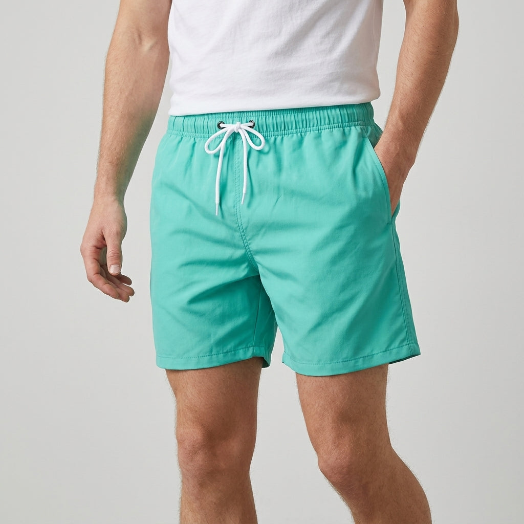 Quick Dry Swim Shorts Beach Swim Trunks For Men