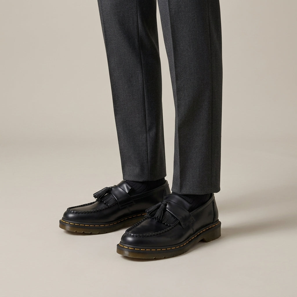 Classic Leather Penny Slip-On Loafers For Men