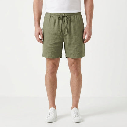 Cotton Linen Summer Shorts For Men