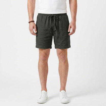 Cotton Linen Summer Shorts For Men