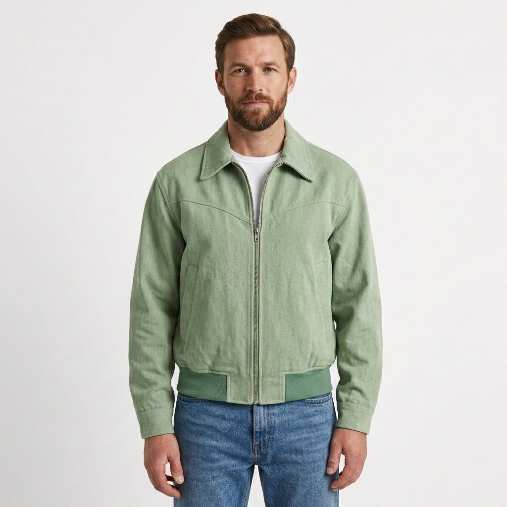 Faux Suede Smart Casual Jacket For Men