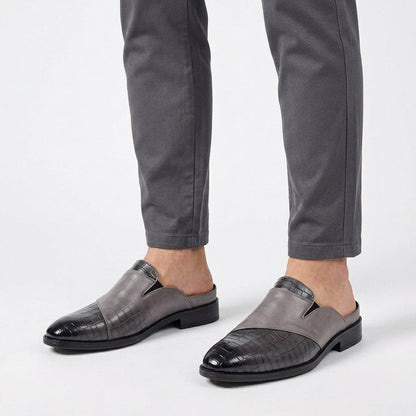 Cowhide Leather Slip-On Loafers For Men
