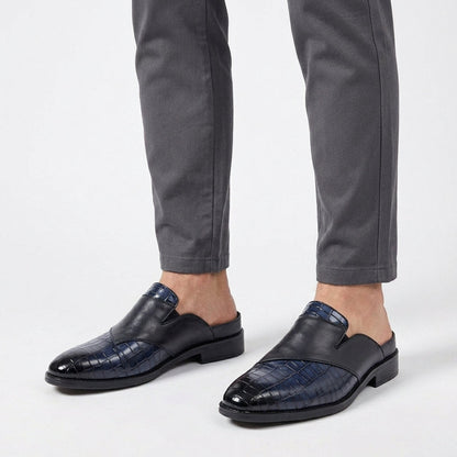 Cowhide Leather Slip-On Loafers For Men