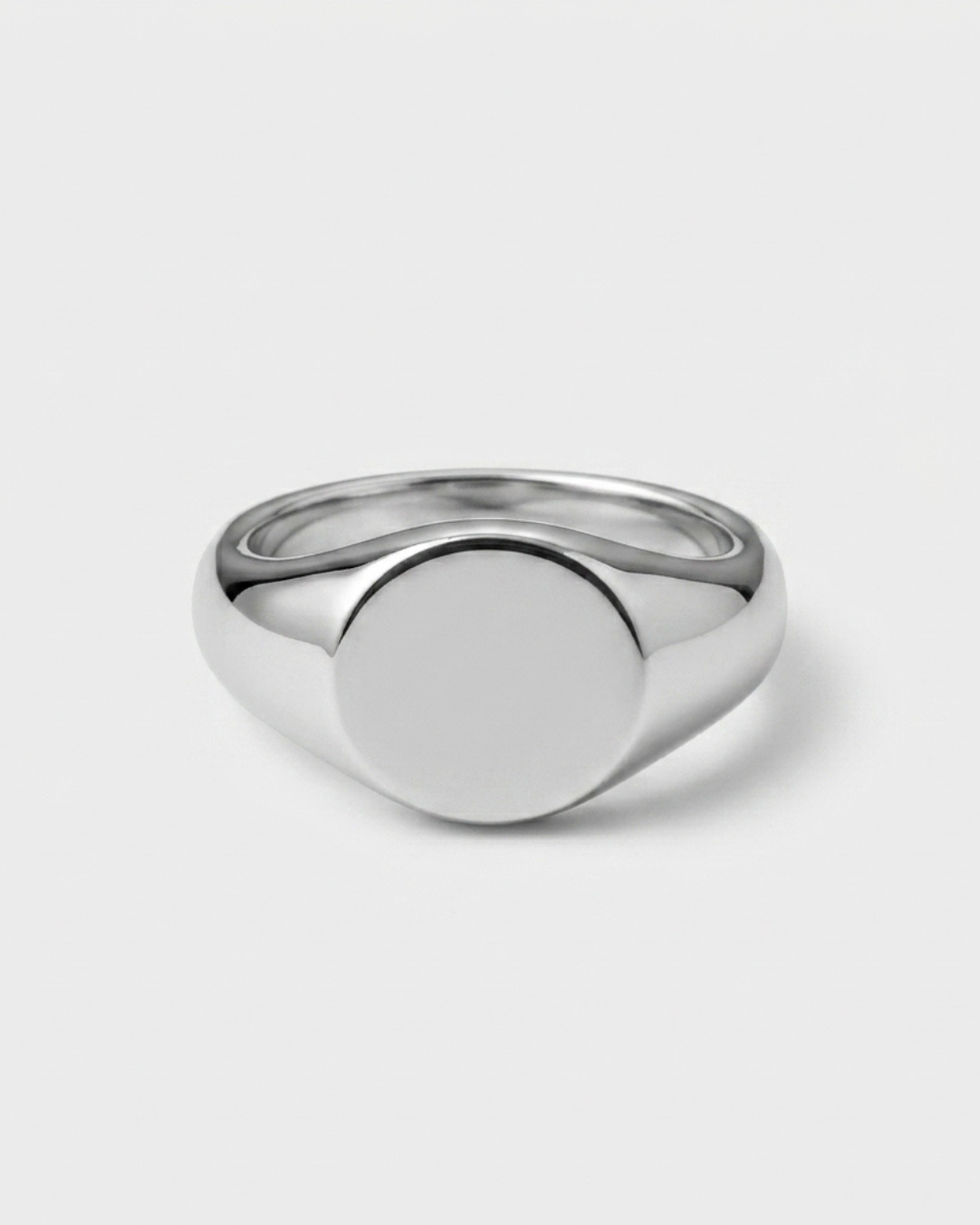 Round Signet Ring For Men