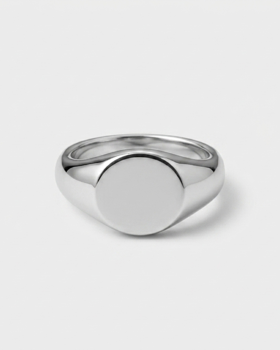 Round Signet Ring For Men